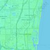 Fort Lauderdale地形图、海拔、地势