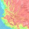 哈利斯科州地形图、海拔、地势