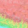 珠穆朗玛峰国家级自然保护区地形图、海拔、地势