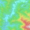 萬豐村地形图、海拔、地势