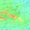紫蓬山旅游开发区地形图、海拔、地势