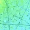 清波社区地形图、海拔、地势
