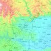 济源市地形图、海拔、地势