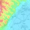 崇岗地形图、海拔、地势