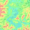 桃林口水库地形图、海拔、地势
