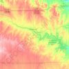 Ellsworth County地形图、海拔、地势