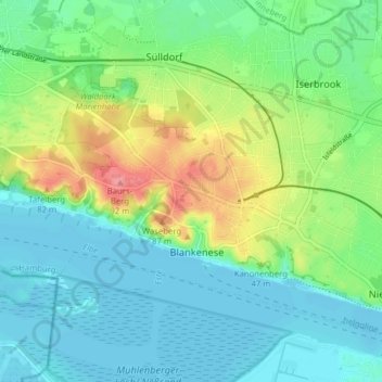 22587地形图、海拔、地势