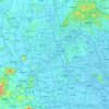 珠江地形图、海拔、地势