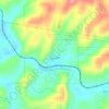 Cardiff地形图、海拔、地势