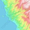 Lima地形图、海拔、地势