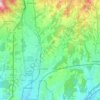 les Franqueses del Vallès地形图、海拔、地势