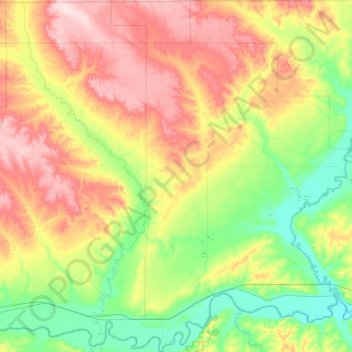 Brockton District地形图、海拔、地势