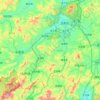 龙南市地形图、海拔、地势