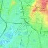金斯福德地形图、海拔、地势