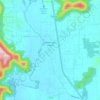 Owens Cross Roads地形图、海拔、地势