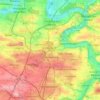 Ludwigsburg地形图、海拔、地势