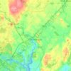 South Berwick地形图、海拔、地势