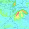 Pataruman地形图、海拔、地势