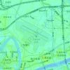 甬江街道地形图、海拔、地势