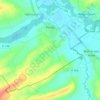 普吉 (奥布省)地形图、海拔、地势