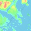 Brooklin地形图、海拔、地势