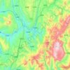 万盛经济开发区地形图、海拔、地势