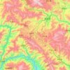南涧彝族自治县地形图、海拔、地势