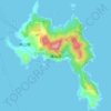 嵊山岛地形图、海拔、地势