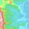 Waikane地形图、海拔、地势