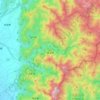 霧臺鄉地形图、海拔、地势