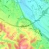 三重里地形图、海拔、地势