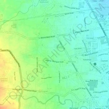 Motong地形图、海拔、地势