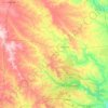 Coryell County地形图、海拔、地势