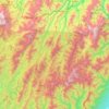乌克如县地形图、海拔、地势