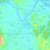 桃花江镇地形图、海拔、地势