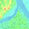 解放街道地形图、海拔、地势