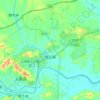 敖山镇地形图、海拔、地势