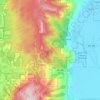 Kingsbury地形图、海拔、地势