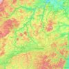 Kaiserslautern地形图、海拔、地势