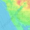 Sarasota County地形图、海拔、地势