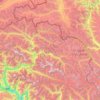 罕萨县地形图、海拔、地势