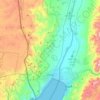 埃拉特地形图、海拔、地势