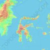 Célèbes地形图、海拔、地势