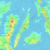 宿霧/宿务地形图、海拔、地势