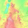 桑布盧郡地形图、海拔、地势