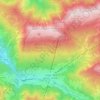 Urtijëi - St. Ulrich in Gröden - Ortisei地形图、海拔、地势