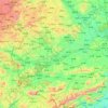 崇左市地形图、海拔、地势