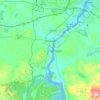 Hampden地形图、海拔、地势