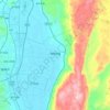 珠街街道地形图、海拔、地势
