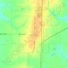Vermont地形图、海拔、地势